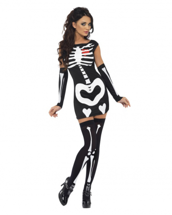 Skelett Kostüm für Frauen