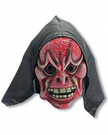 Rot weiße Dämonen Maske