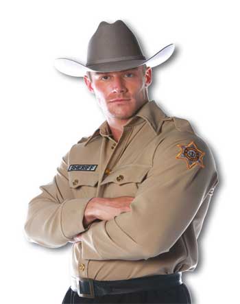 Sheriff Shirt Kostüm Gr.L