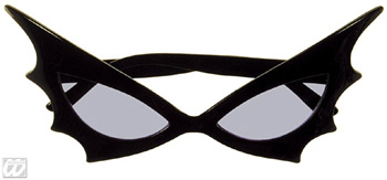 Bat Woman Sonnenbrille blaues Glas
