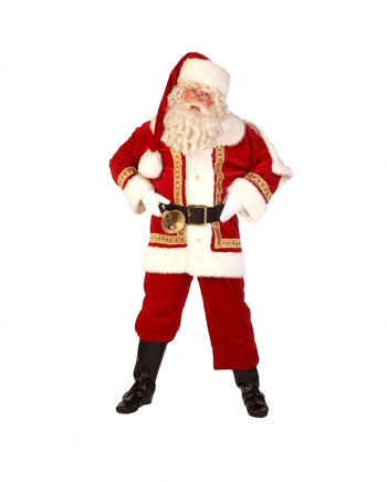 Deluxe Weihnachtsmann Kostüm