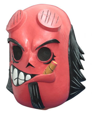 Höllenjunge Comic Maske rot