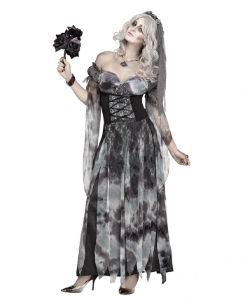 Halloween Brautkleid Kostüm mit Schleier