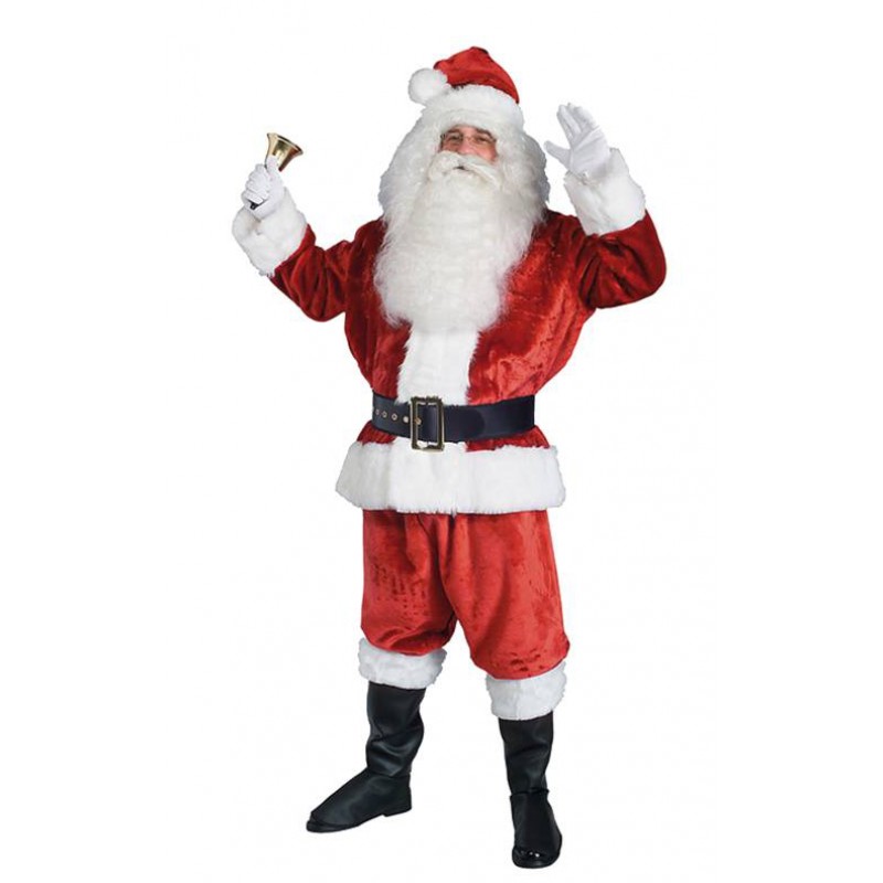 Deluxe Weihnachtsmann-Anzug Nikolauskostüm