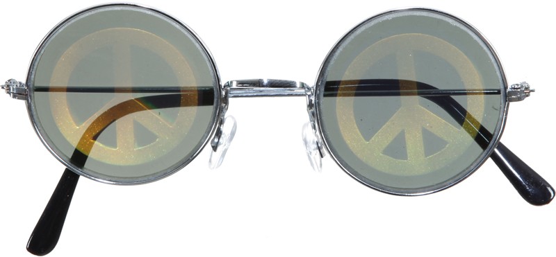 70er Jahre Peace Brille