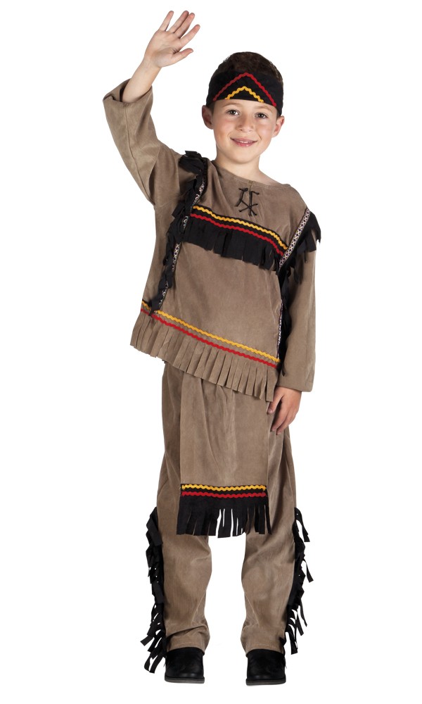 Indianer Kinderkostüm Großer Bär-Kinder 7-9