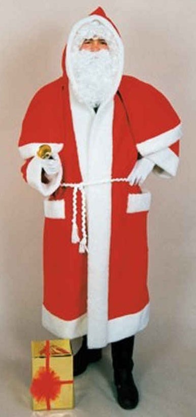 Weihnachtsmann Mantel Herrenkostüm