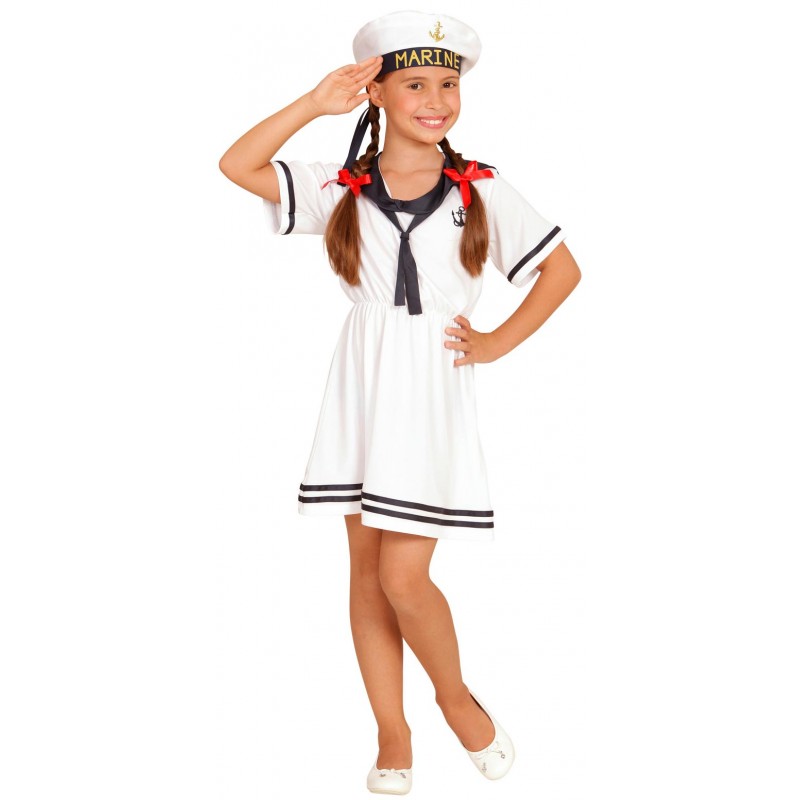 Sailor Girl Marine Kinderkostüm-Kinder 104