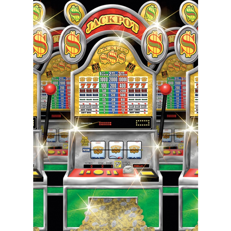 Casino Slot Machine Wanddeko
