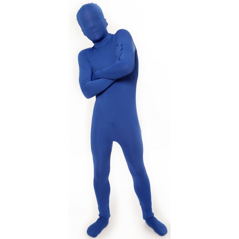 Basic Morphsuit Kinderkostüm blau-M