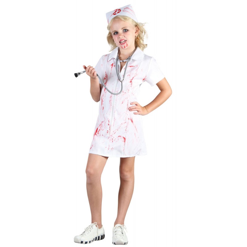 Scary Horror Nurse Kinderkostüm-M