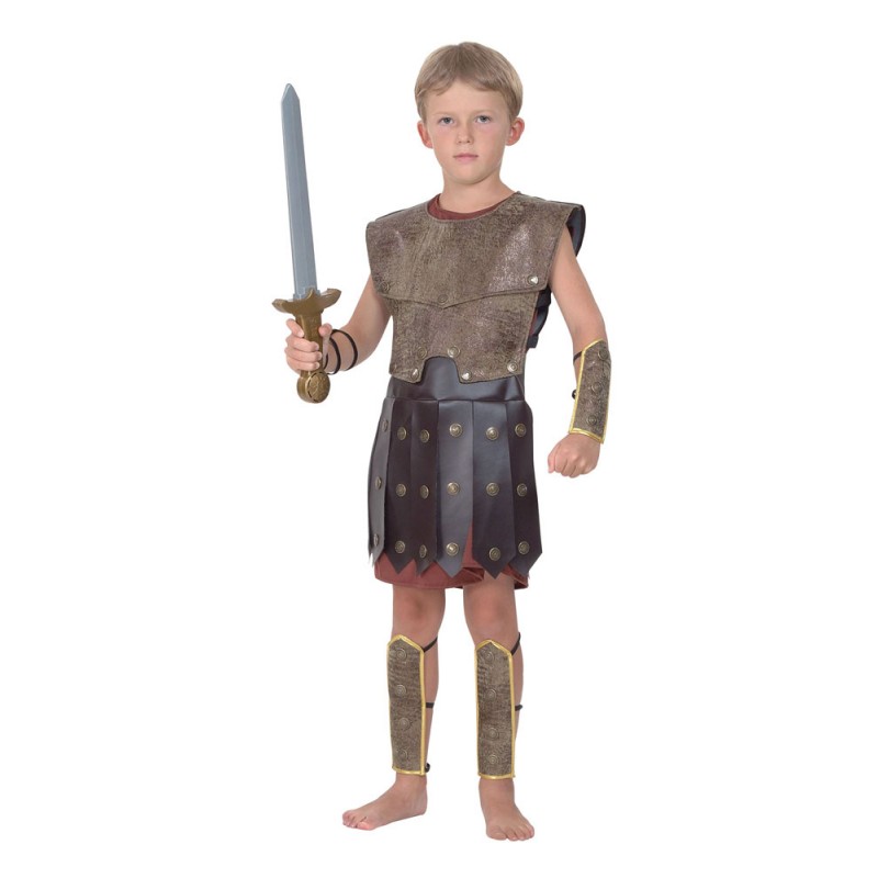 Kriegerischer Gladiator Kinderkostüm-L