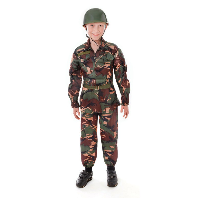 Soldaten Militär Anzug Kinderkostüm-L