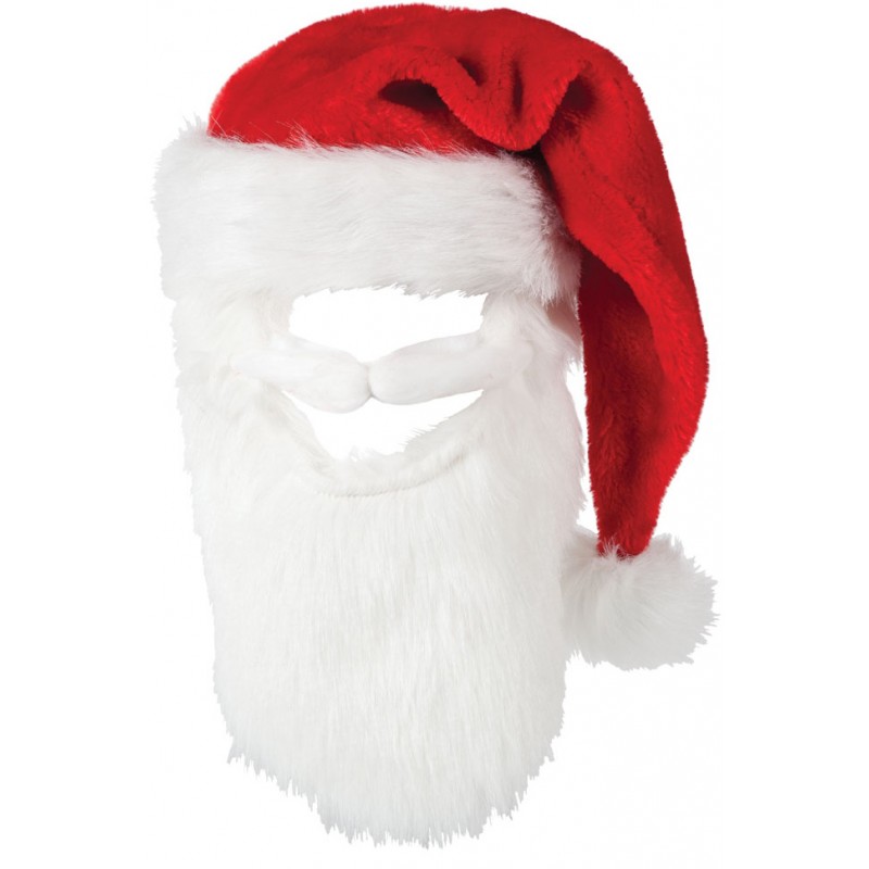 Santa Weihnachtsmütze mit Bart
