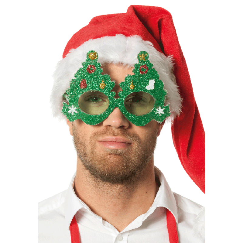 Leuchtende Weihnachtsbaum Brille